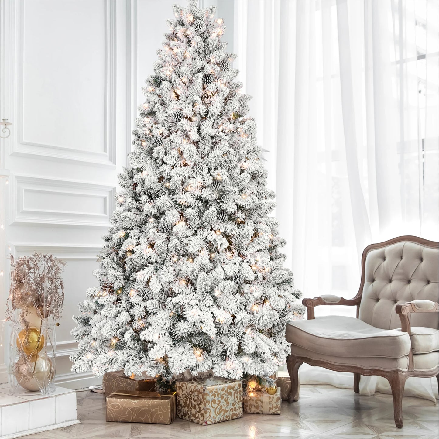 White Christmas Tree